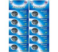 Eunicell Lot de 10 piles bouton au lithium CR927 3 V 30 mAh (2 paquets de 5 piles)