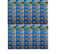 EUNICELL Lot de 100 piles AG13 LR44 A76 1.5V
