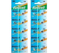 EUNICELL Lot de 20 Piles AG4 LR626 LR626SW 377A SR