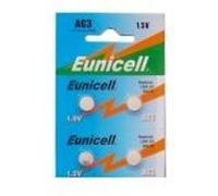 EUNICELL - Lot de 4 PILES AG3 / 392 / LR41 / SR41SW 1.5V Alcaline G