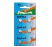 EUNICELL - Lot de 6 PILES AG3 / 392 / LR41 / SR41SW 1.5V Alcaline G