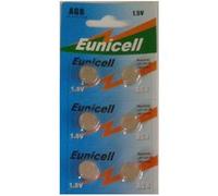 EUNICELL - Lot de 6 PILES AG8 LR55 LR1120 SR1120 381 391 G8 G58 D383 G