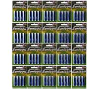 Eunicell Lot de 80 Piles AA LR6 (20 Paquets de 4 Piles)