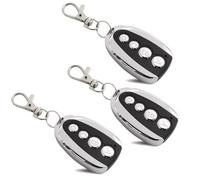 EunnacoTop 433Mhz telecommande Universelle Portail,Kit d'extension de 3 pièces, telecommande Porte de Garage,Télécommande de Porte-cles Universelle pour clonage et Copie Garage électrique.