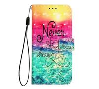 EuoDuo Coque pour iPhone XR Étui Rabattable en Cuir PU Élégant Motif Dessin Folio Portefeuille Porte Carte à Rabat Housse Magnétique Cover - Rayons de Soleil