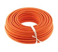 EUOP-Câble De Pose Cat 7 Duplex 50 M Souple ¿ Câble Réseau Sans Halogène De Qualité Supérieure Pour Un Transfert Rapide Des Données Dans Les Réseaux Gigabit
