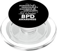 EUPD BPD Let's Raise Borderline Personality Disorrder PopSockets PopGrip pour MagSafe
