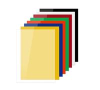 eupdd 8 Pièces A4 Feuilles Acryliques Colorées, 2mm Plaques Colorées pour Découpe Laser, Gravure, Artisanat, Bricolage, Création de Cadres Photo, Panneaux et Projets de Décoration Intérieure