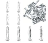 eupdd Lot De 36 Chevilles À Expansion: M6/M8*52mm Chevilles Métalliques, Cheville Placo Charge Lourde Pour Fixation Mural Robuste Dans Plaques De Plâtre et Matériaux Creux