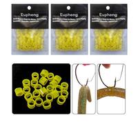 Eupheng Lot de 300 joints toriques larges et résistants pour la pêche au bar ou le bas de ligne Neko, évitez que vos appâts ne se déchirent, s'adaptent à la plupart des vers Senko (diamètre intérieur