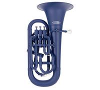 Euphonium en Plastique in Sib 4 Vannes Instrument a Vent Embouchure Housse Bleu