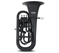 Euphonium en Plastique in Sib 4 Vannes Instrument a Vent Embouchure Housse Noir