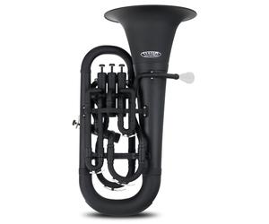 Euphonium en Plastique in Sib 4 Vannes Instrument a Vent Embouchure Housse Noir