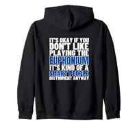 Euphonium est pour les gens intelligents Euphoniumiste drôle Sweat à Capuche