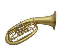 Euphonium Euphonium En Si Bémol La Performance Du Concerto À Quatre Touches Est Fluide
