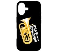 Euphonium Humour Grossière du Joueur d'Euphonium Brass Band Coque pour iPhone 17