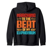 Euphonium Marching The Beat Fanfare Baryton Sweat à Capuche