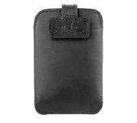 Euphonium Pochette à clipser pour microphone sans fil en cuir véritable avec sangles sécurisées