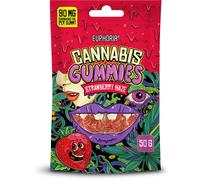 Euphoria Bonbons Au Cannabis Strawberry Haze, 50 G