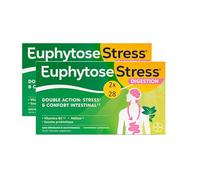 Euphytose Stress Digestion - Double action Stress¹ et Inconfort Intestinal¹² - Complément Alimentaire - Désagréments du Ventre et Ballonnements - Favorise le Bien-Être Digestif* - 2x28-1 mois