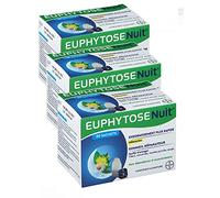 Euphytose nuit infusion Bayer - boite de 20 infusions - ENDORMISSEMENT PLUS RAPIDE & SOMMEIL REPARATEUR - Lot de 3 Boites de 20 Sachets (3)