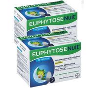 Euphytose Nuit Le Lot De 2 Boites De 20 Sachets Infusion