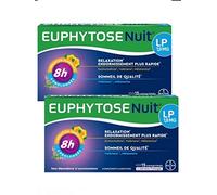 Euphytose Nuit LP 1.9mg - Lot de 2 Boites de 15 comp