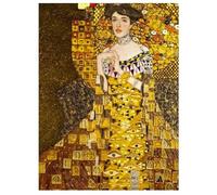 EUPLI Klimt Bricolage Broderie 11CT Point de Croix Kits Couture Artisanat Ensemble imprimé Toile Fil de Coton décoration de la Maison Chambre, 40 * 50 cm