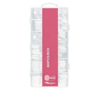 Eupneicu Capsule Ongle [600 Pièces], Faux Ongles, 10 Tailles Couverture Complète Transparent Pour Prothésiste Ongulaire, Pour Les Studios De Manucure Et Diy Nail Art À La Maison-H119-5