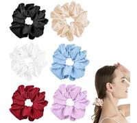 Eupneicu Chouchous Cheveux Soie, en satin de qualité supérieure, Chouchous Élastiques à Cheveux, Accessoire Cheveux Anti-Casse et Anti-Friction pour Femmes et Filles [Couleur]