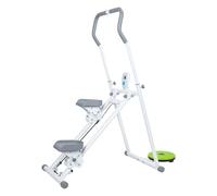 euppaury Escalier Stepper for Home Gym Exercice Entraînement Entraînement, Pliage d'escalier de Machine à grimpeur Vertical pour l'entraînement Complet du Corps, Plage d'étape prolongée, Guidon