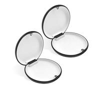 EUPSIIU 2 Pièces Boite Gouttiere Dentaire Orthodontique, Boîte à Bretelles, Boîte à Prothèses Dentaires, Étui à Prothèse Dentaire, Boite Appareil Dentaire, Cas de Retenue pour Adulte Enfant (Noir)