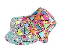 EUPSIIU 2 Pièces Femme Couvre-Chef de Pêcheur Couvre-Chef de Chapeaux de Soleil Réversible Seau Chapeau Pêche Couvre-Chef De Soleil Soleil Impression Recto Verso Chapeau de Pêcheur Dames Homme Femme