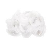 EUPSIIU 200 Pièces Plumes Blanches, Plume Décoration, Plumes Artisanales, Plume d'oie Naturelle, pour DIY Dreamcatcher, Vêtements, Noël, Anniversaire, Fête de Mariage