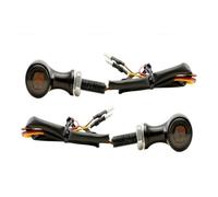 EUQIXMR Clignotant tournant Pour Aprilia Moto 3-en-1 Clignotant Dynamique Avant Arrière Avec Feu Stop Frein Conduite(4 wires rear black)