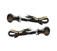 EUQIXMR Clignotant tournant Pour Buell Moto 3-en-1 Clignotant Dynamique Avant Arrière Avec Feu Stop Frein Conduite(3 wires front black)