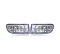 EUQIXMR Couvercle phare antibrouillard Pour Toyota Pour Land Cruiser 100 LC100 FJ100 1998-2007 81221-60042 81211-60122 Boîtier Phare Antibrouillard Avant(2 pièces gauche et droite)