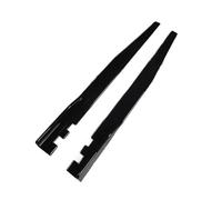 EUQIXMR Extensions De Jupes Latérales pour Bas Caisse pour VW MK5 6R 6C pour Polo 5 pour GTI R-WRC TDI TSI MPI 2009-2017(Noir Brillant Non Peint)