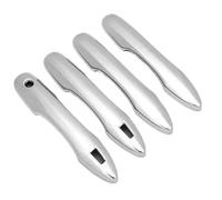 EUQIXMR Garnitures Poignées Porte Pour Corolla E210 Pour Touring GR Sport Hybrid 2020 2021 2022 Poignées portes extérieures voiture(Silver 3 holes)