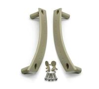 EUQIXMR Intérieur Voiture Remplacement Panneau Protecteur Poignée Porte Gauche Droite Pour VW Pour Beetle 2000-2010 1C0867171(Beige 2PCS Set)