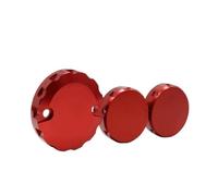 EUQIXMR Moto Bouchon Réservoir Frein Arrière Moto Couvercles Cylindre Liquide Frein d'embrayage Avant pour Ducati V4 V2 pour Panigale 1299 1199 S R 959 899 Accessoires(Rouge)