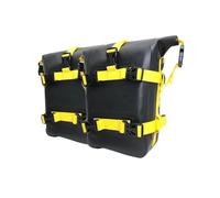 EUQIXMR Sacoche Rangement Étanche Pare-Chocs Moto Compatible avec pour Y&amaha MT09 FJ03 Et pour Tenere XTZ 700(Noir Jaune,2 pièces)