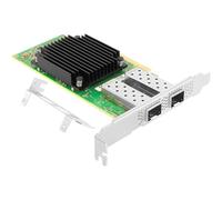 Euqvos Adaptateur réseau Ethernet Mellanox ConnectX5 25 Go, comparaison avec MCX512A-ACAT, Dual SFP28 Ports PCIe 3.0X8, RDMA, Nic 25 Gigabit pour Windows/Windows Server/Linux