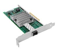 Euqvos PCIe Ethernet Network Card for Intel X520-DA1 82599ES Chipset PCIe 2.0 x8 10Gb Single Port SFP+ LAN Card Support Windows Server/Windows/Linux/VMware/ESX