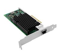 Euqvos PCIe Ethernet Network Card for Intel X540-T1 X540 Chipset PCIe 2.1 x8 10Gb Single Port RJ45 LAN Card Support Windows Server/Windows/Linux/VMware/ESX