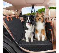 Euqvunn Protection Coffre Voiture Chien avec Fond Rigide [Taille Plus Large et Clip en métal] Housse Voiture Chien, Imperméable Protection Siege Voiture Chien Universel pour Voitures, SUV, coffres