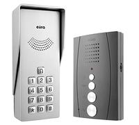 Eura Adp-38A3 Entra Interphone Mains Libres avec Serrure à Combinaison 4 Fils Graphite