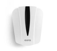 EURA DB-20G7 Sonnette mécanique à Double Son 230 V/50 Hz, 70 DB, Blanc et Noir
