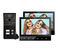EURA VDP-80C5 Visiophone 2 familles Noir