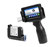 Eurannit E55 Imprimante Jet d'encre Portable - Buse 12,7mm, Encre Rapide W6900K pour Carton, Métal, Plastique, Codes QR, Logos et Numéros de Série